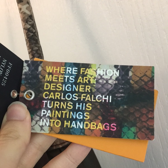 Reversible Falchi Green and Brown Bag - Picture 6 of 17